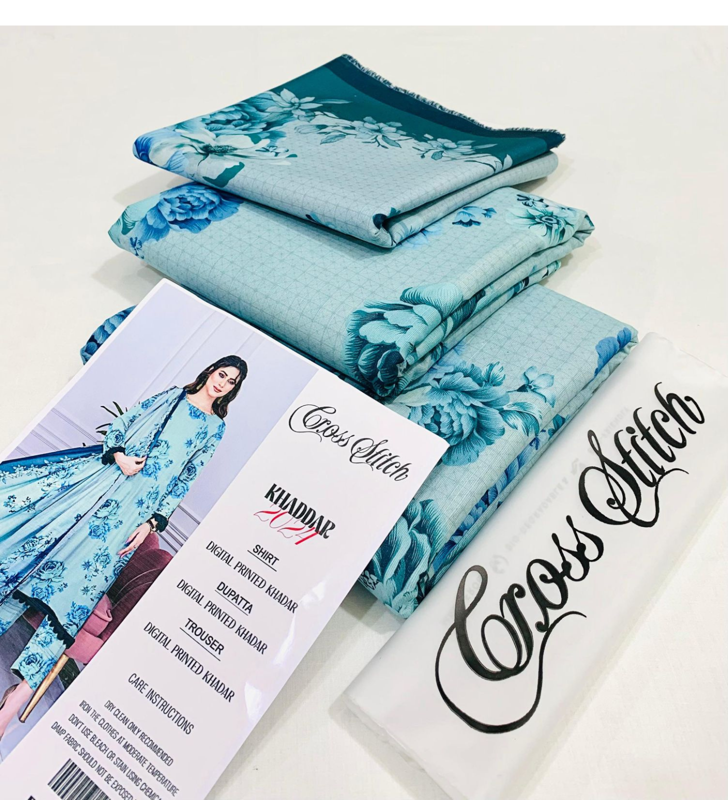 CROSS STITCH KHADDAR 3PC – ORIGINAL