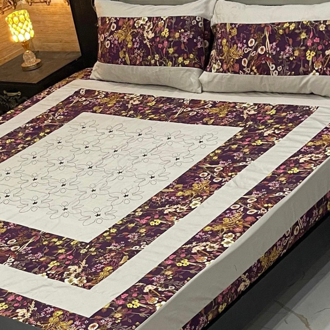 PATCH-WORK BEDSHEET