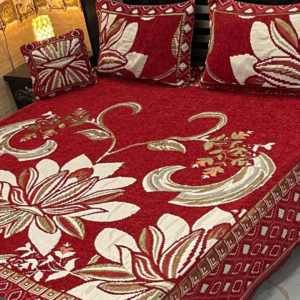 VELVET JACQUARD 4PC BEDSHEET