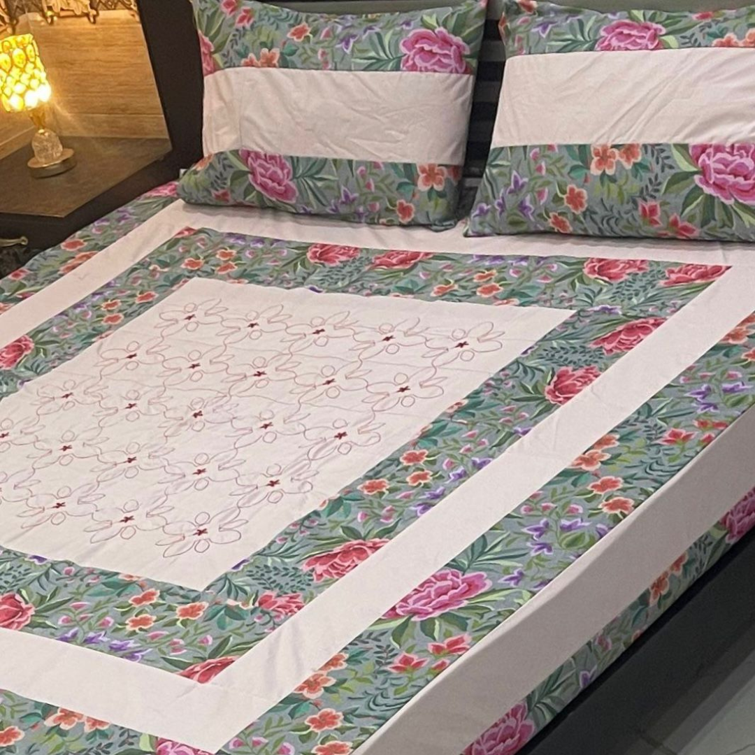 PATCH-WORK BEDSHEET