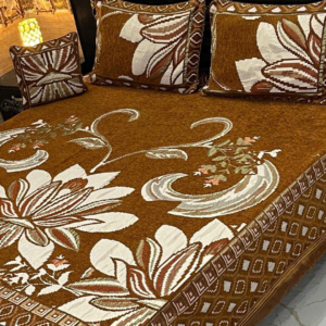 VELVET JACQUARD 4PC BEDSHEET