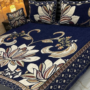 VELVET JACQUARD 4PC BEDSHEET